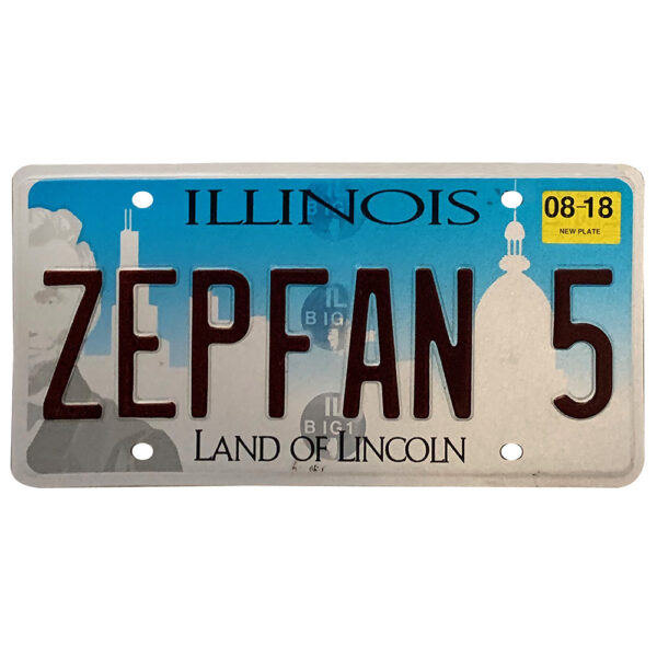 License Plate, Illinois