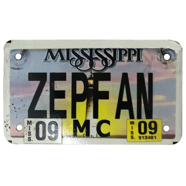 License Plate, Mississippi