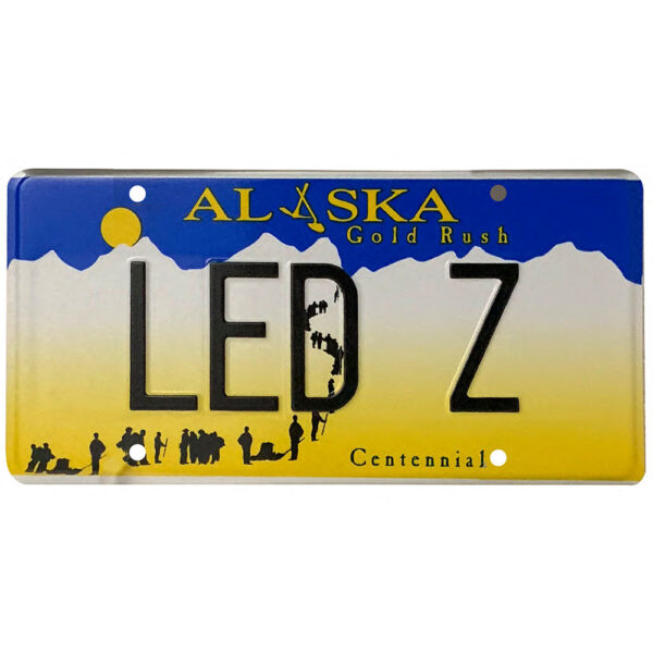 License Plate, Alaska