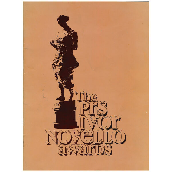 Ivor Novello Awards (1977) Program (UK)