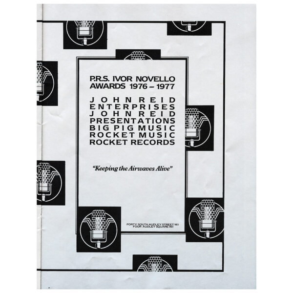 Ivor Novello Awards (1977) Program (UK) - Image 3