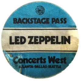 Concert Pass <br>1975 <br>Concerts West, Blue
