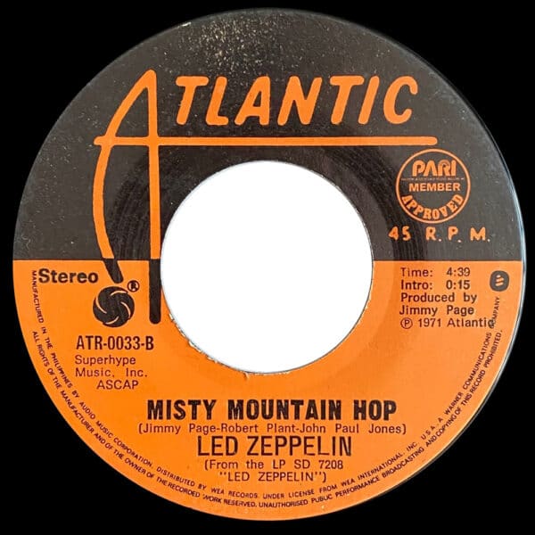 Single <br>Philippines (ATR-0033) <br>Black Dog / Misty Mountain Hop (#2) - Image 3