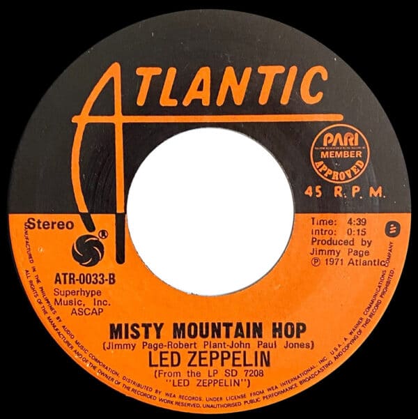 Single <br>Philippines (ATR-0033) <br>Black Dog / Misty Mountain Hop (#4) - Image 3