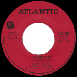 Single <br>Angola (ATS 568) <br>Black Dog  /  Misty Mountain Hop (#1)