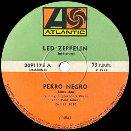 Single <br>Argentina (ATL2091175) <br>Black Dog / Misty Mountain Hop