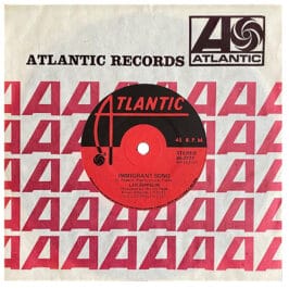 Single <br>Australia (45-2777) <br>Immigrant Song / Hey, Hey, What Can I Do