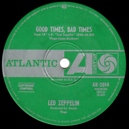 Single <br>Australia (AK-2914) <br>Good Times, Bad Times / Communication Breakdown