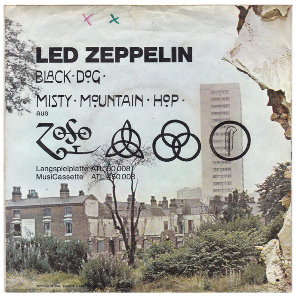 Single <br>Austria (ATL. 10.103) <br>Black Dog / Misty Mountain Hop - Image 2