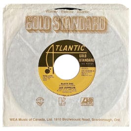 Single <br>Canada (GS 45848) <br>Black Dog / Misty Mountain Hop (#1)