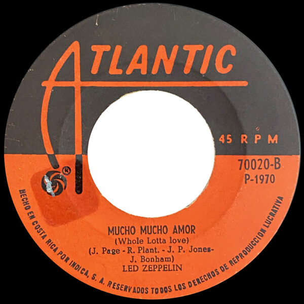 Single <br>Costa Rica (70020) <br>Whole Lotta Love / Communication Breakdown (#5)