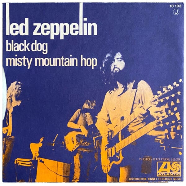 Single <br>France (10103) <br>Black Dog / Misty Mountain Hop (#3) - Image 2
