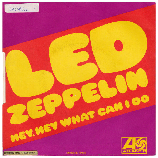 Single <br>France (650226L) <br>Immigrant Song / Hey, Hey What Can I Do (#5) - Image 2