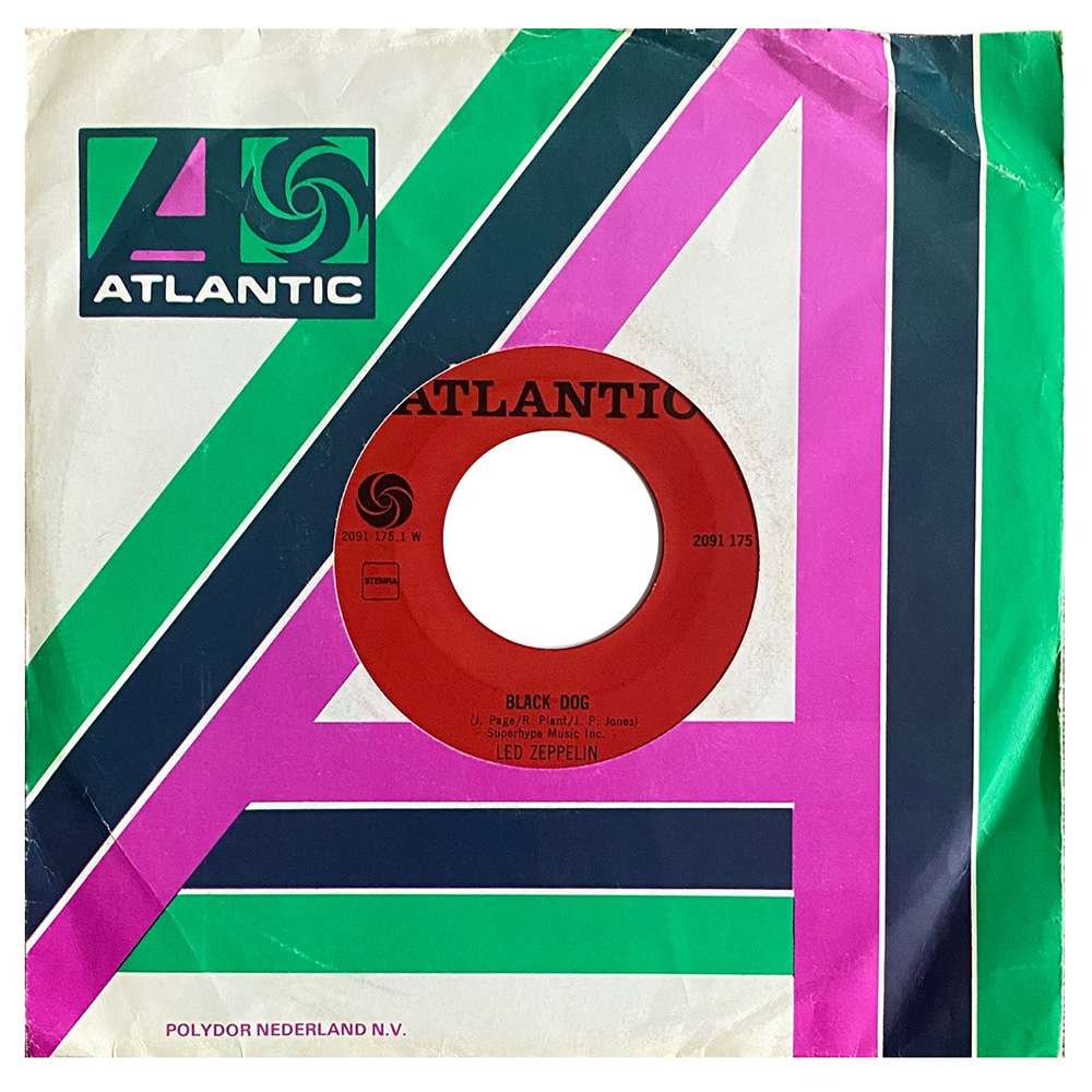 Single <br>Holland (2091 175) <br>Black Dog / Misty Mountain Hop (#2)
