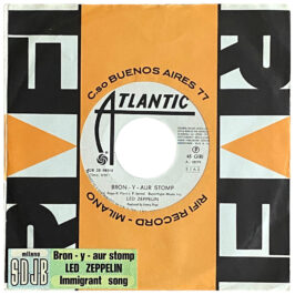 Single <br>Italy (RJB JB 98018) <br>Bron-y-Aur Stomp / Immigrant Song (Promo)