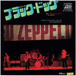 Single <br>Japan (P-1101A) <br>Black Dog / Misty Mountain Hop (#3)