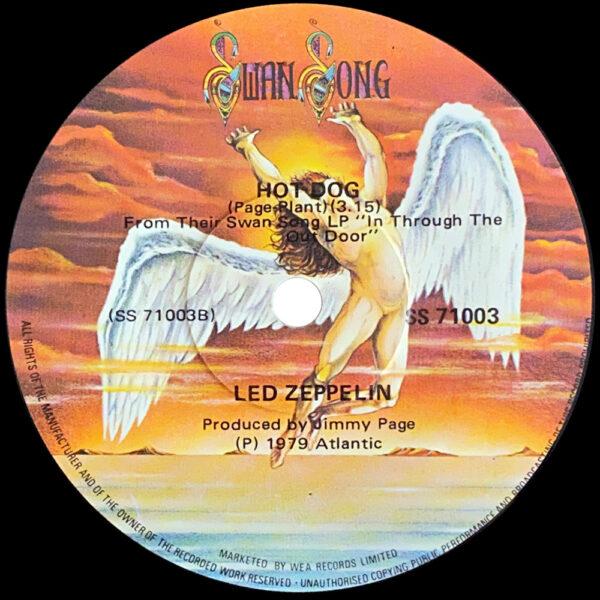Single <br>New Zealand (SS 71003) <br>Fool In The Rain / Hot Dog - Image 2