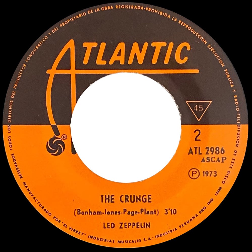 Single <br>Peru (ATL 2986) <br>D'yer Maker / The Crunge (#4) - Image 3