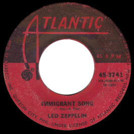 Single <br>Philippines (45-3741) <br>Immigrant Song / Tangerine (#1)