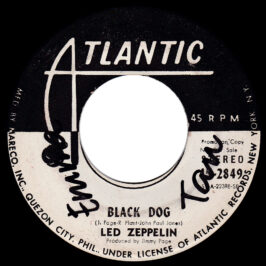 Single <br>Philippines (45-2849) <br>Black Dog / Misty Mountain Hop (Promo)