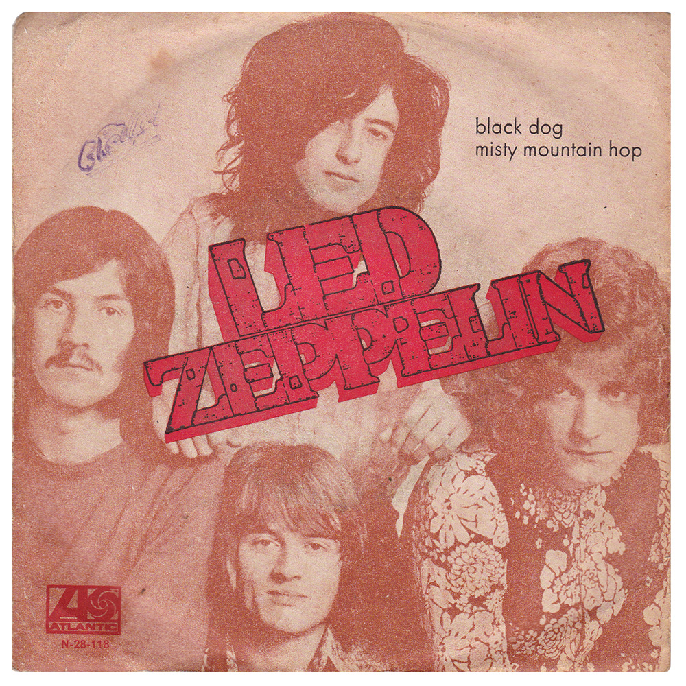 Single <br>Portugal (N-28-118) <br>Black Dog / Misty Mountain Hop (#7)