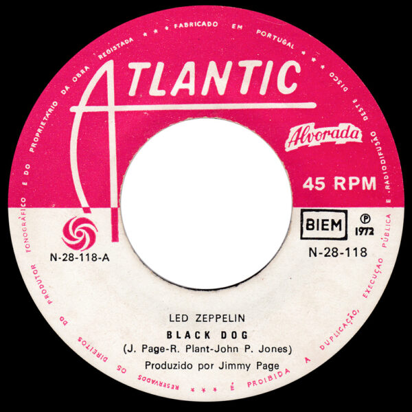 Single <br>Portugal (N-28-118) <br>Black Dog / Misty Mountain Hop (#7) - Image 3