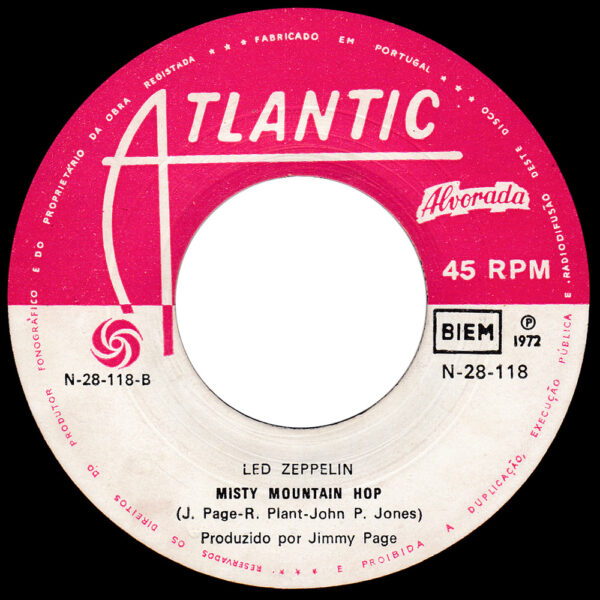 Single <br>Portugal (N-28-118) <br>Black Dog / Misty Mountain Hop (#7) - Image 4
