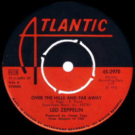 Single <br>Sweden (45-2970) <br>Over The Hills and Far Away / Dancing Days (#1)