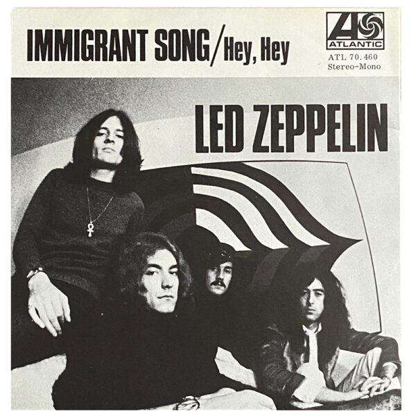 Single <br>Sweden (ATL 70.460) <br>Immigrant Song / Hey, Hey, What Can I Do (#1) - Image 2