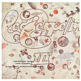 Single <br>Thailand (TK-450) <br>Immigrant Song / Them Changes / Black Magic Woman (#3)