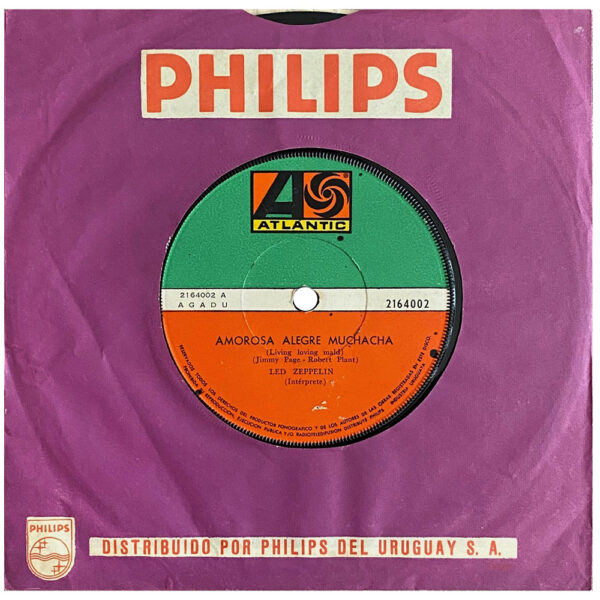 Single <br>Uruguay (2164002) <br>Living Loving Maid / Whole Lotta Love (#1)