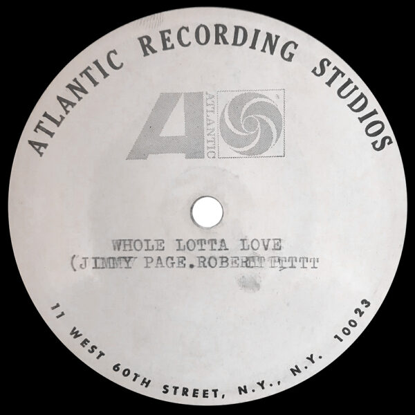 Single <br>USA (45-2690) <br>Whole Lotta Love (Acetate #4)