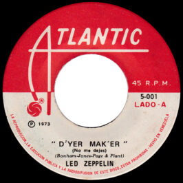 Single <br>Venezuela (5-001) <br>D'yer Maker / Dancing Days