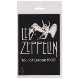 Concert Pass <br>1980 <br>Laminated, Black