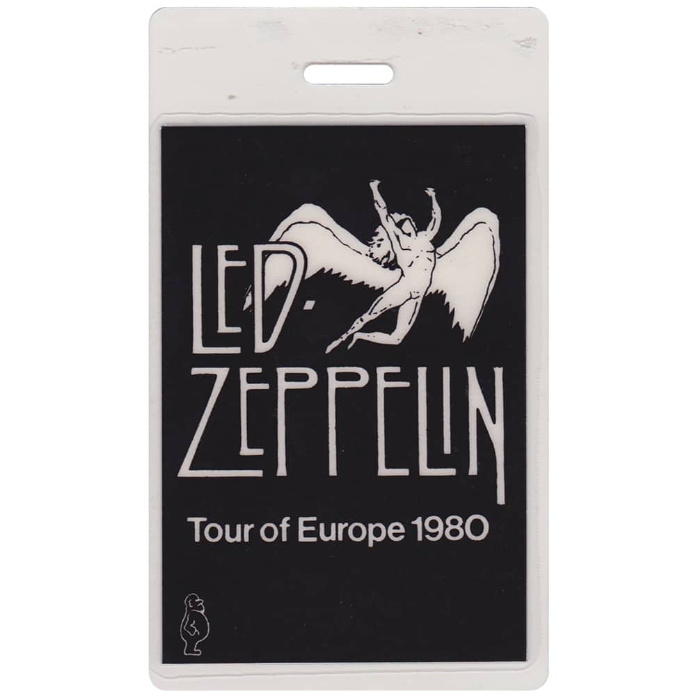 Concert Pass <br>1980 <br>Laminated, Black