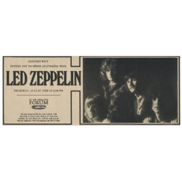 Concert Advertisement <br>1971.08.19 <br>Los Angeles, CA (Ad)