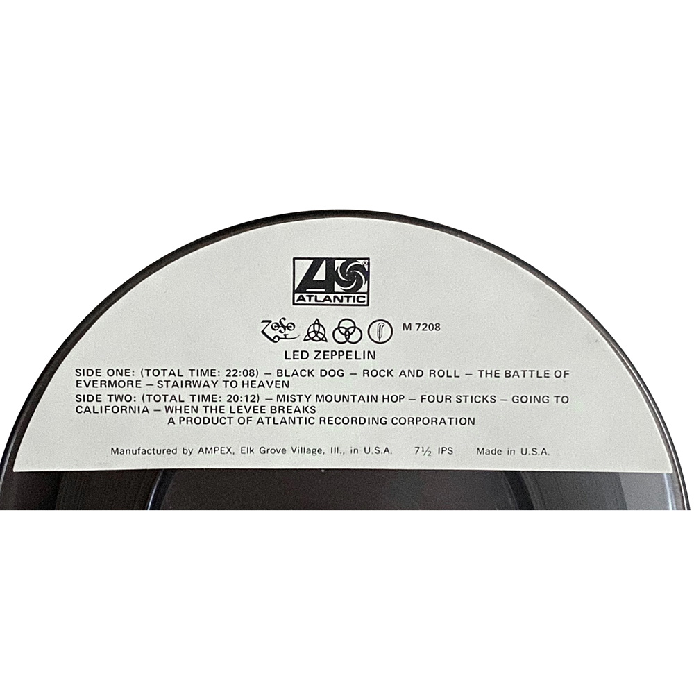 Reel-to-Reel Led Zeppelin IV M7209 (USA) - Zepfan