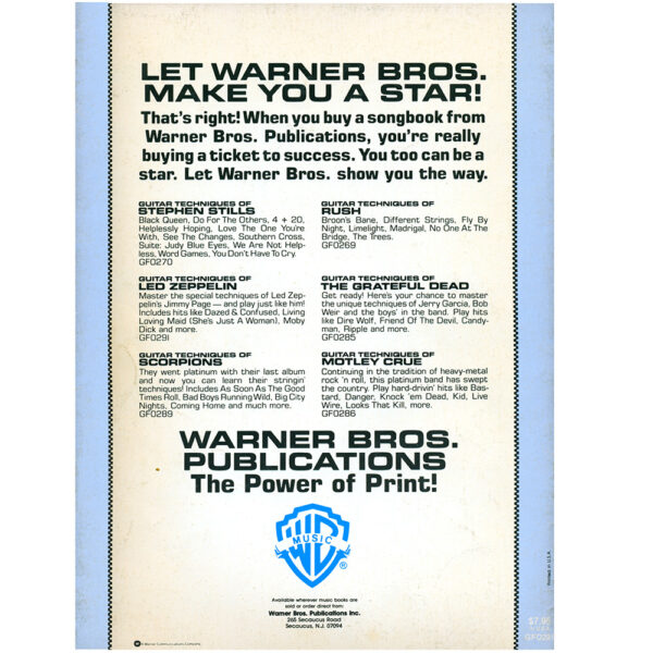 Songbook <br>Guitar Techniques of Led Zeppelin (USA) - Image 2