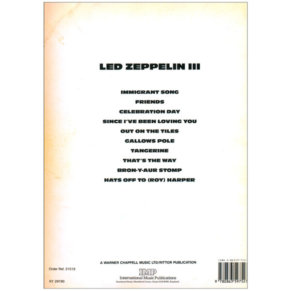 Songbook <br>3rd Album, Off the Record (USA) - Image 2