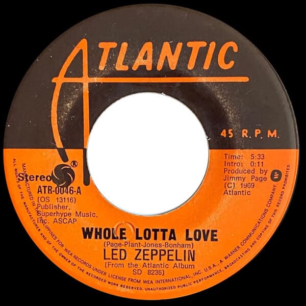 Single <br>Philippines (ATR-0046) <br>Whole Lotta Love / Living Loving Maid (#3) - Image 2
