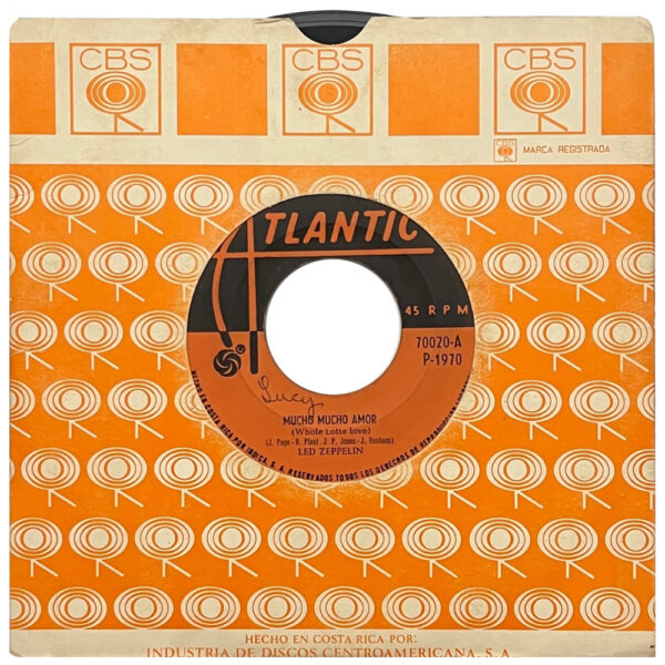 Single <br>Costa Rica (70020) <br>Whole Lotta Love / Communication Breakdown (#2)