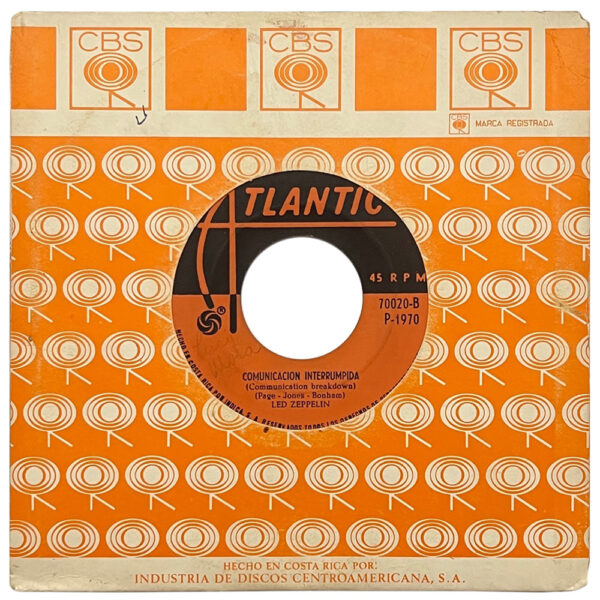 Single <br>Costa Rica (70020) <br>Whole Lotta Love / Communication Breakdown (#2) - Image 2