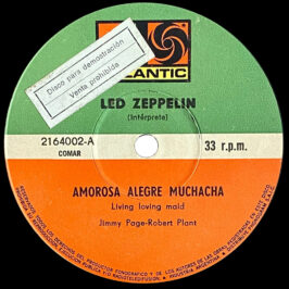 Single <br>Argentina (2164002) <br>Living Loving Maid / Whole Lotta Love (Promo #2)