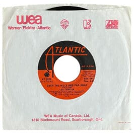 Single <br>Canada (AT 2970) <br>Over The Hills and Far Away / Dancing Days