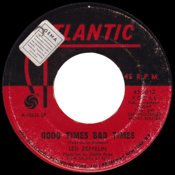 Single <br>Germany (45-2613) <br>Good Times Bad Times / Communication Breakdown
