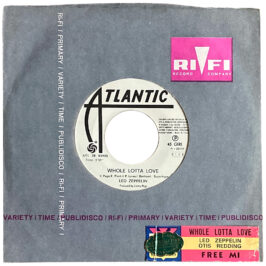 Single <br>Italy (ATL JB 03935) <br>Whole Lotta Love / Free Me (Promo #2)