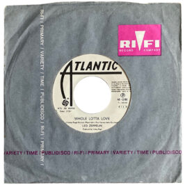 Single <br>Italy (ATL JB 03935) <br>Whole Lotta Love / Free Me (Promo #3)