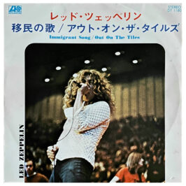 Single <br>Japan (DT-1180) <br>Immigrant Song / Out On The Tiles (Promo)
