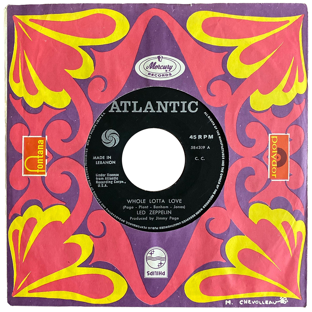 Single <br>Lebanon (584309) <br>Whole Lotta Love / Living Loving Maid - Image 3