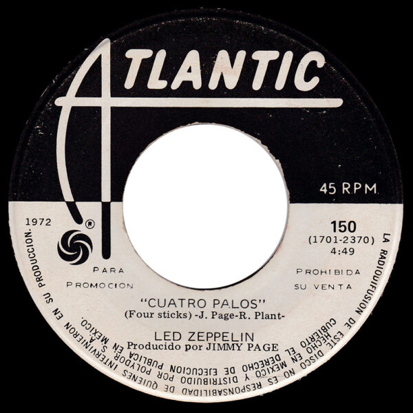 Single <br>Mexico (150) <br>Rock and Roll / Four Sticks (Promo) - Image 2
